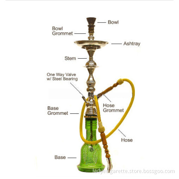 2015 HOTTEST COLORFUL GLASS E SHISHA HOOKAH ELECTRONIC